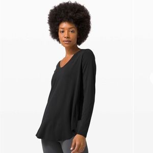 NWT Lululemon Up for Down Time LS